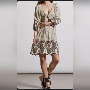 TRIBAL WEAR 2 WAY DRESS Bohemian Cream and Black Dress